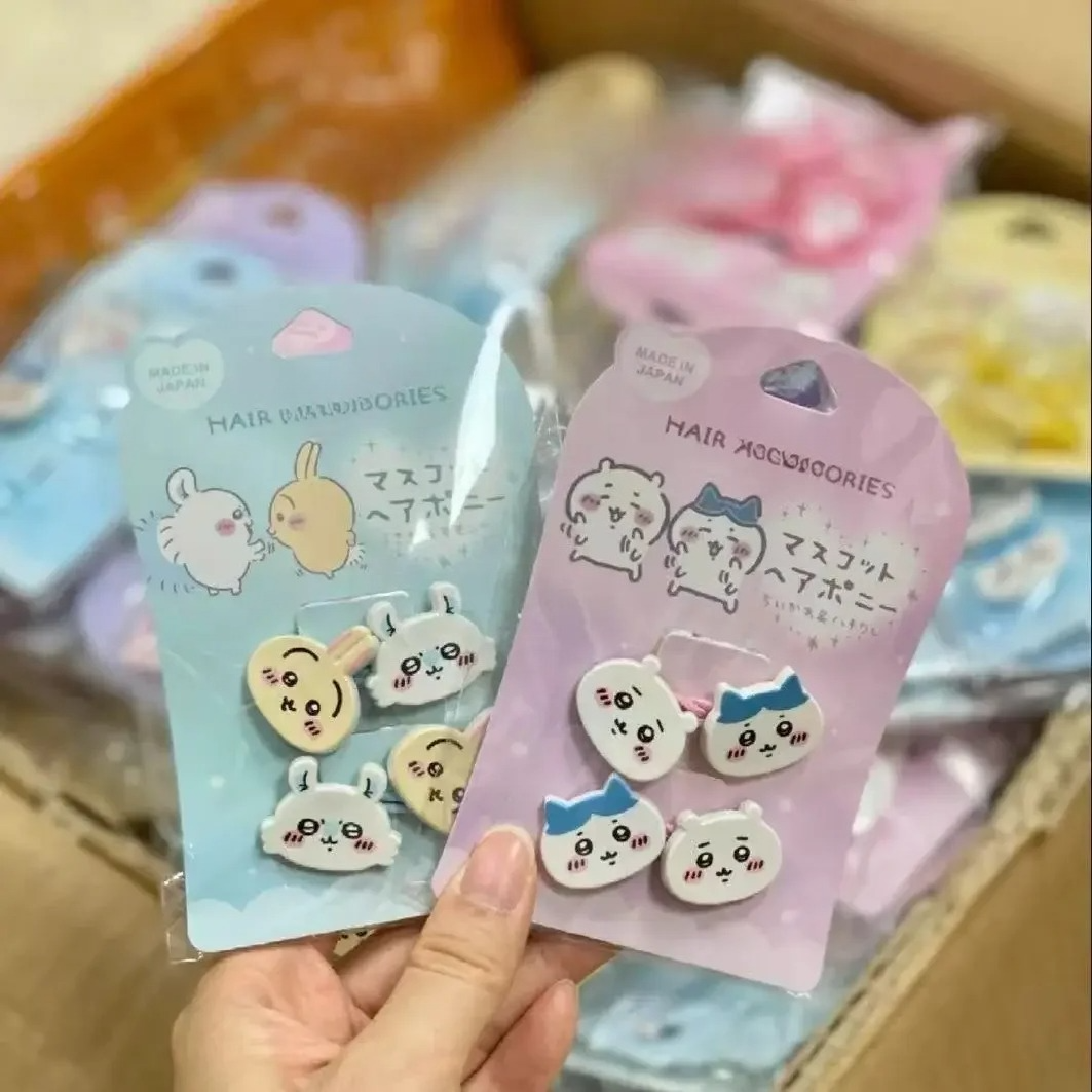 Новая заколка для волос Yiji Bb Clip Girl Kawaii, резинка для волос для студентов, милые мультяшные аксессуары для челки Usaki Hachiware