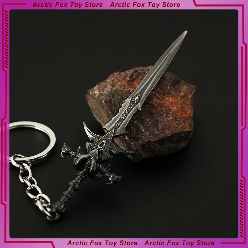 9 см World of Warcraft Frostmourne оружие брелки из сплава мечи игровая периферийная модель металлические фигурки подарочные игрушки игры для мальчиков