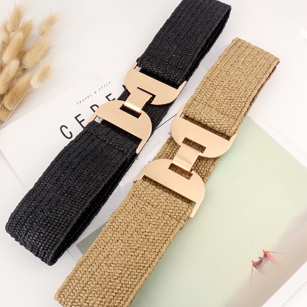 1 pièce pour les femmes simple boucle symétrique ceinture de mode pour la décoration