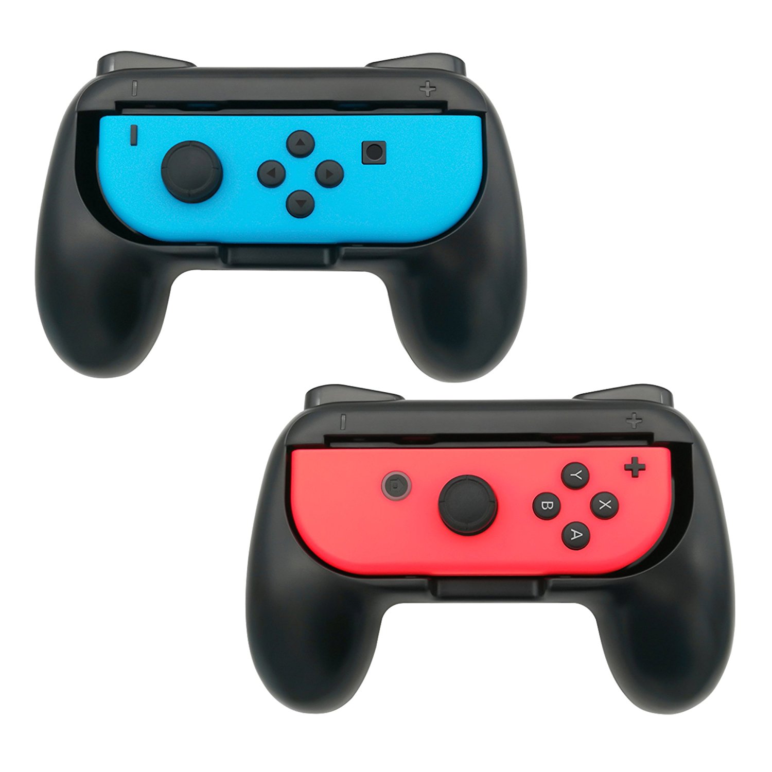 Accesorios de agarre de mango DOBE TNS-851B para agarre de Joystick NS, usados para el controlador izquierdo y derecho