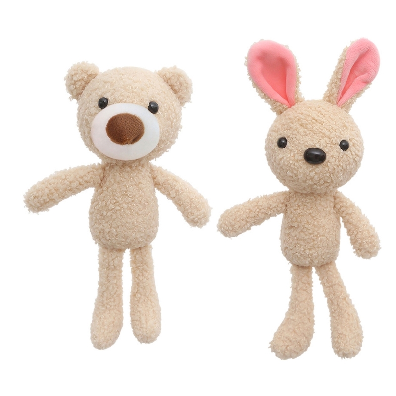 ของเล่นตุ๊กตาสัตว์ยัดไส้สัตว์พวงกุญแจเสน่ห์จี้ห้อยกระเป๋าถือนุ่มน่ารักการ์ตูนสัตว์ตกแต่งสำหรับเป้สะพายหลัง
