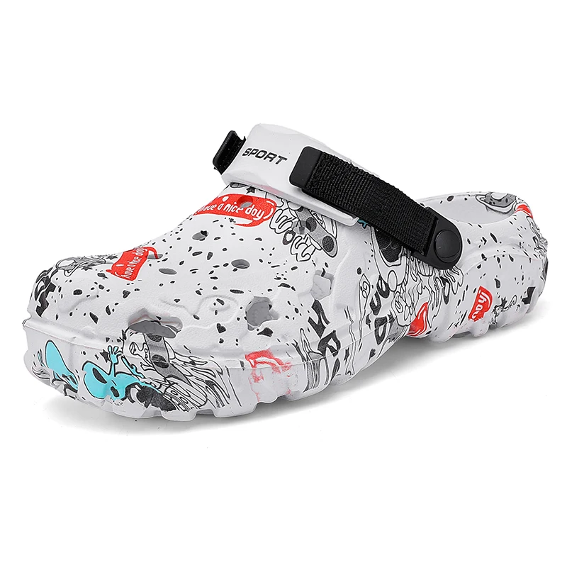 Mannen Schoenen Slippers Mannen Tuin Platte Sandalen Platform Sandalen Mannen Zomer Sandalen 2025, Mannelijke Sneakers Outdoor Slippers Thuis Klompen