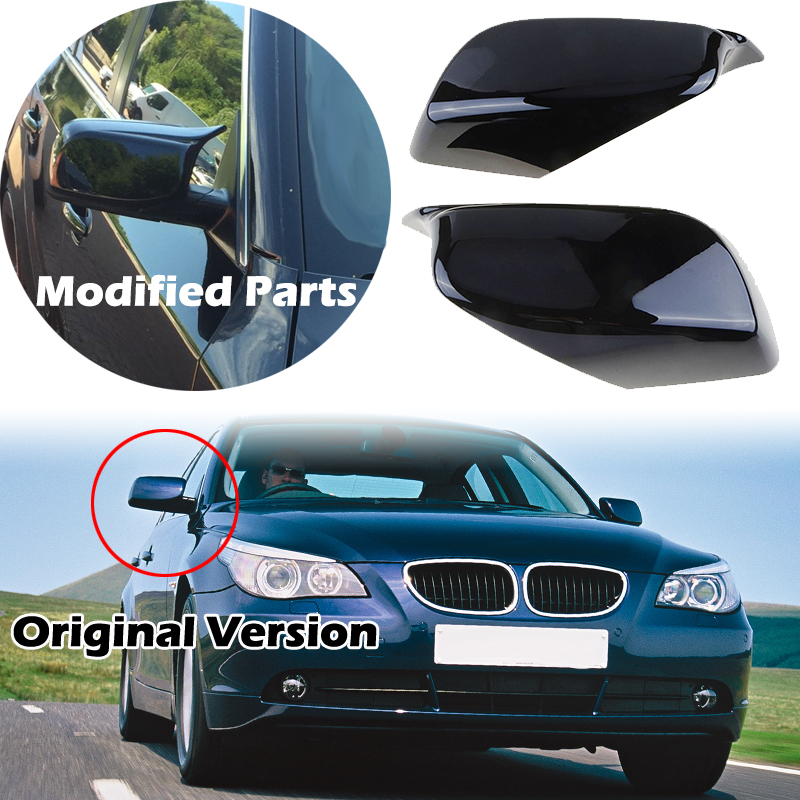 Couvercle de Rétroviseur Latéral de Voiture, pour BMW Série 5 E60 E61 E63 E64 2004-2008 520i 525i 528i 528xi 530i
