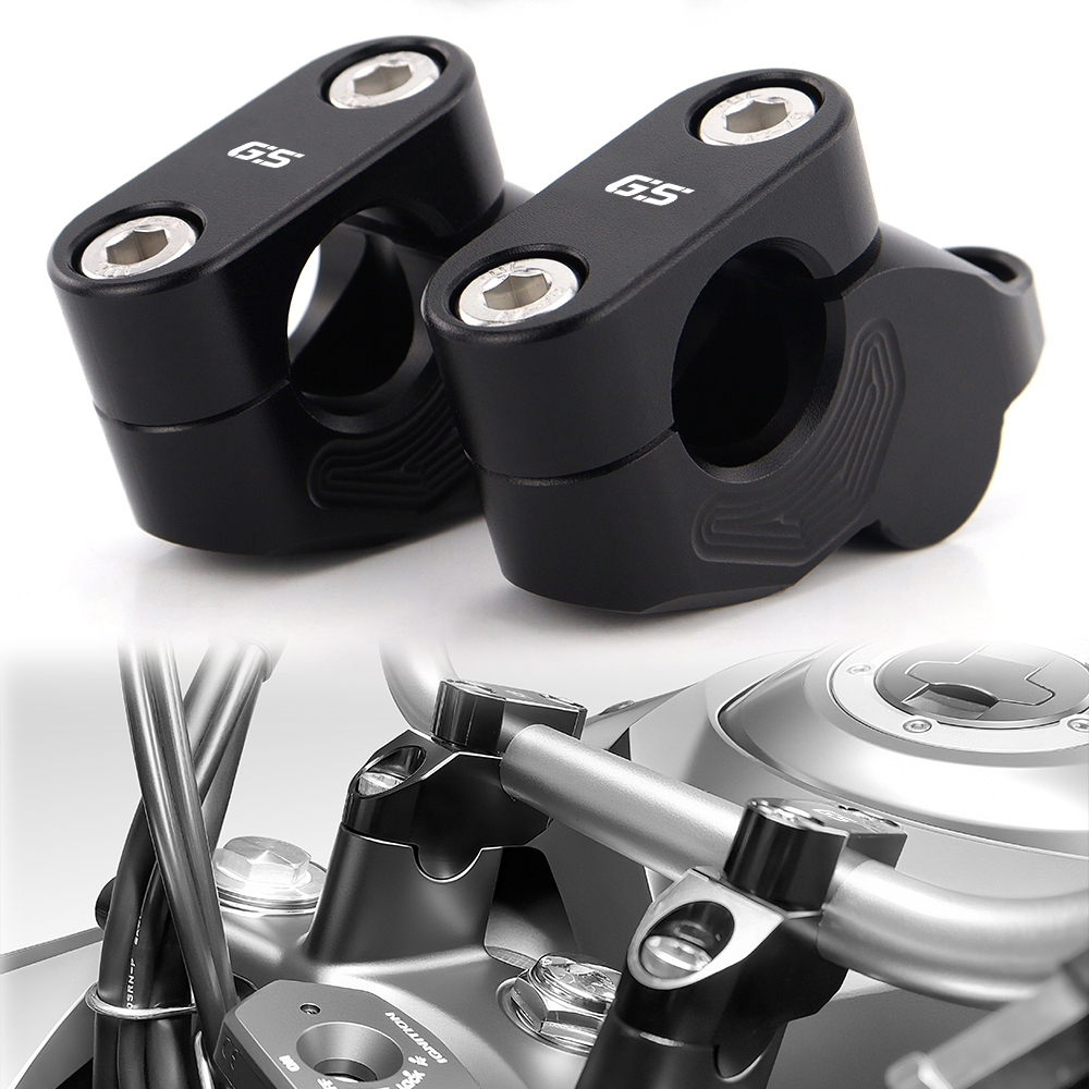 Convient pour BMW F650GS R850GS R1100GS R1150GS 22mm 7/8 "casseurs de guidon décalés montage barre Standard Riser étendre arrière déplacé