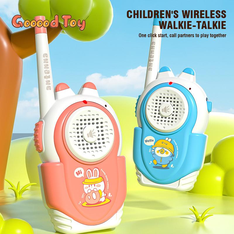 Walkie Talkies para niños, intercomunicador inalámbrico de 500M, juegos de rol al aire libre, juguetes educativos de interacción entre padres e hijos, un par