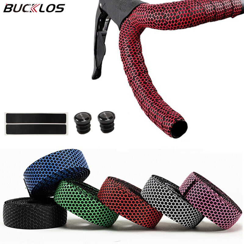 BUCKLOS Bike Tapes Rennrad Fahrrad Handlebar Abdeckung Geschwindigkeit Anti-rutsch Weiche Lenker Riemen für Straße Kies Fahrrad Zubehör