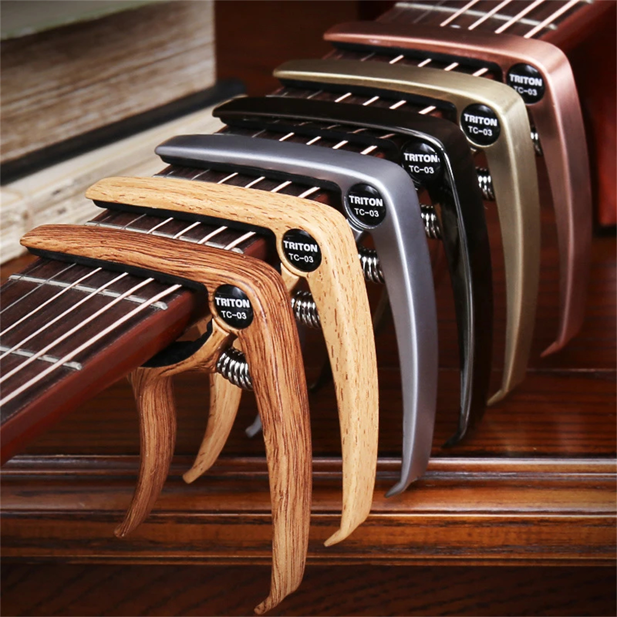 Gitarre Capo Metall 1 Stück Aluminium legierung Gitarre Tuner Clamp Professional Key Trigger Capo für akustische elektrische Musik instrumente