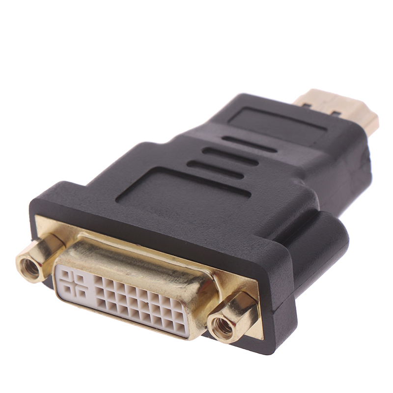 Adaptateur convertisseur compatible DVI vers HDMI, H, D, M, IMale vers DVI 24 + 5, adaptateur femelle 1080P pour moniteurs de budgétaire HDTV