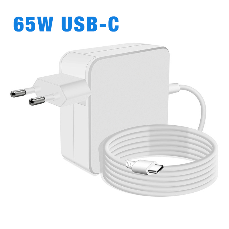 65W USB C แล็ปท็อปอะแดปเตอร์ Type C Power PD Wall Fast Charger สําหรับ MacBook Air iPad Pro Dell Lenovo Huawei HP Asus โน้ตบุ๊ค