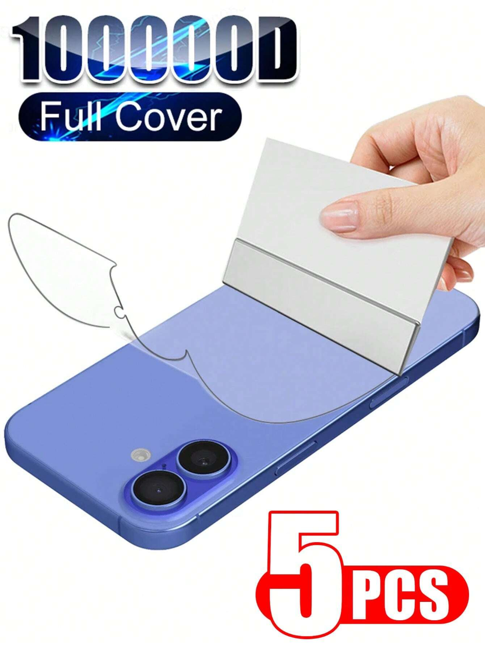 Nnbili 5-2 peças filme de hidrogel traseiro para iphone 16 15 pro max plus 13 14 12 11 xs xr protetor de tela transparente macio acessórios de telefone