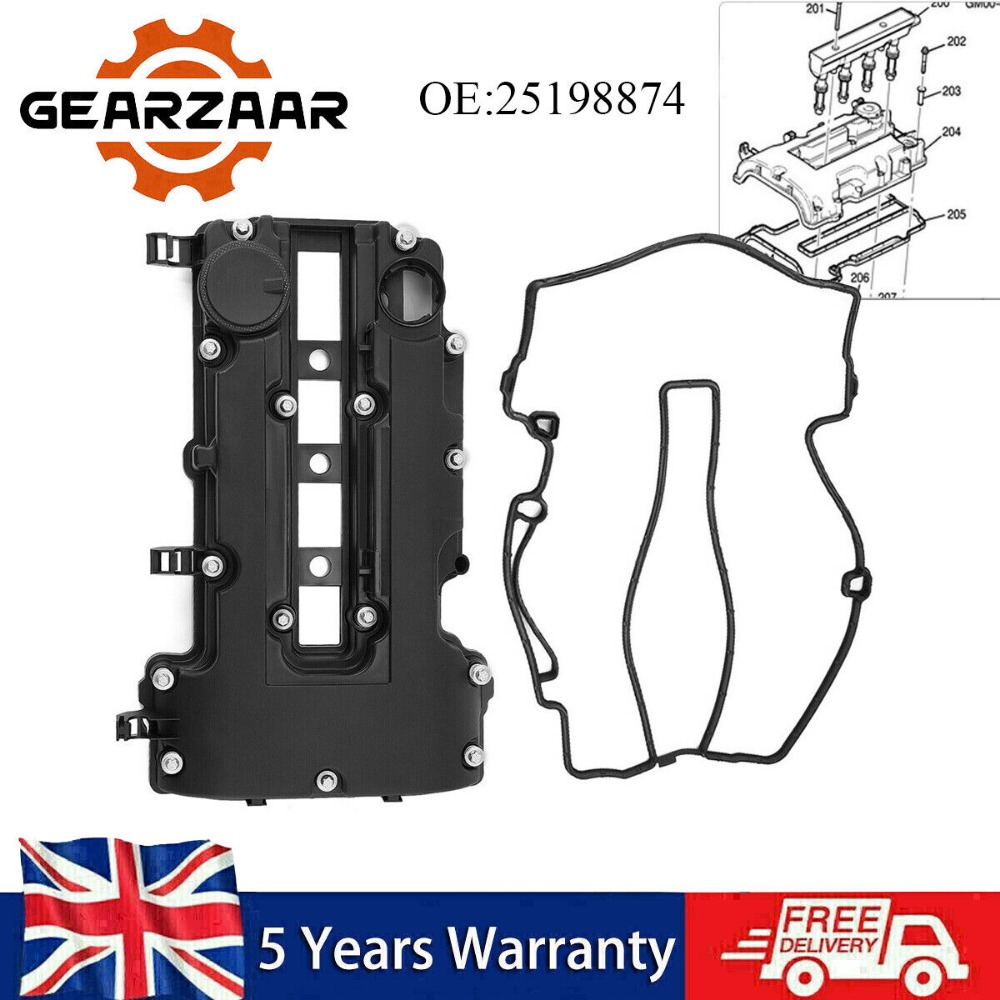 New Cam Valve Rocker Cover + Seals For Vauxhall Astra J Corsa D E Insignia Adam
