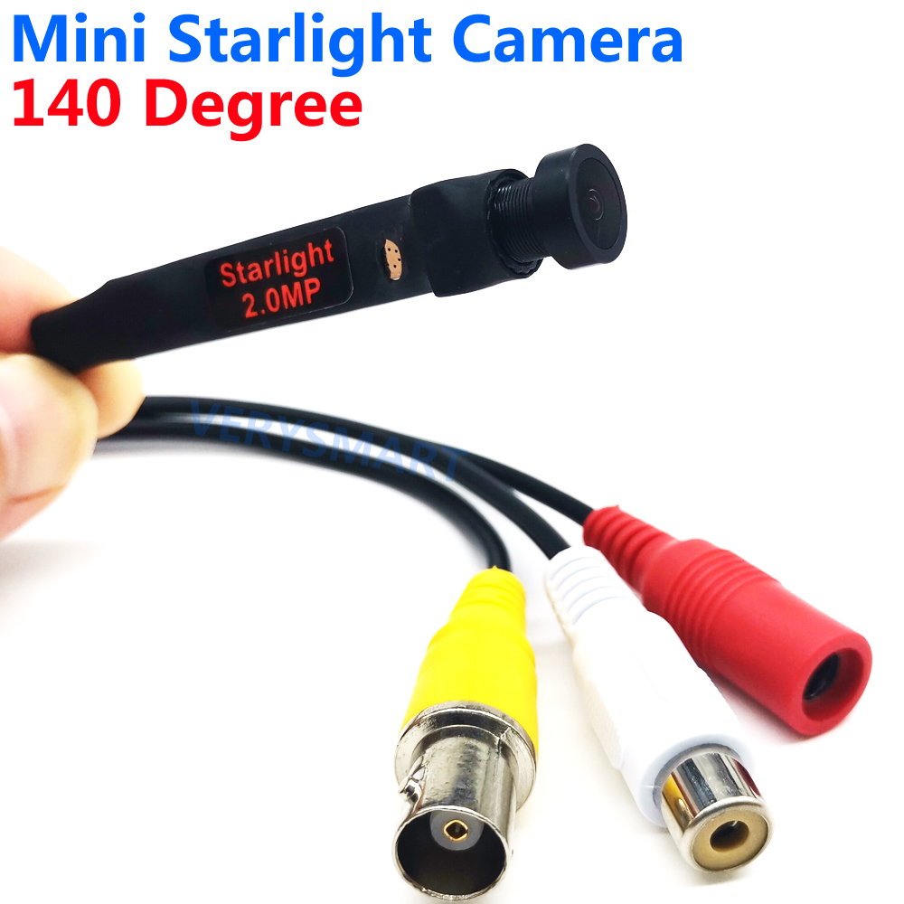 Микро Мини камера Starlight HD 140 градусов широкоугольный объектив 2MP AHD камера безопасности для AHD-камеры 1080P