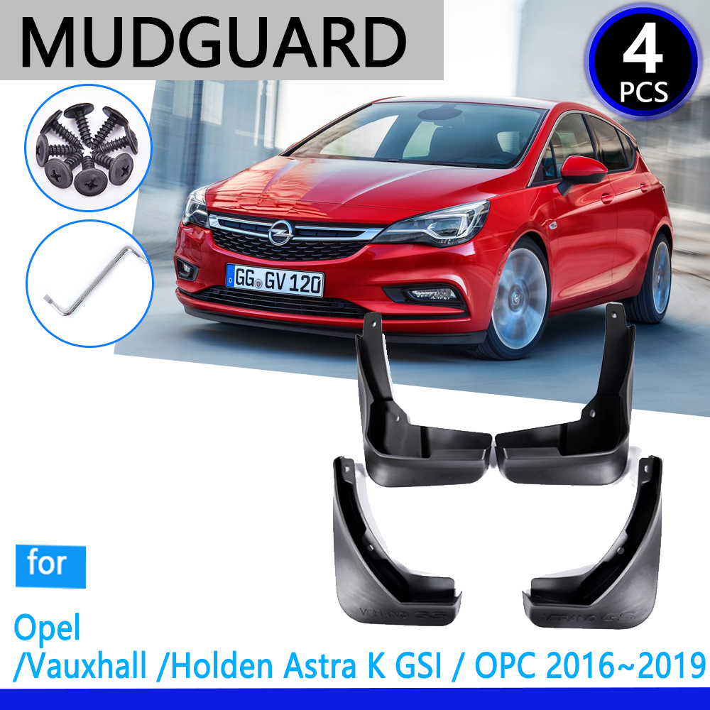 Parafanghi misura per Opel Vauxhall Astra K GSi OPC 2016 2017 2018 2019 Accessori Auto Paraspruzzi Parafango Auto Parti di Ricambio