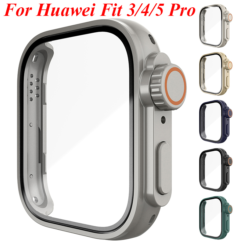 Чехол Change To Ultra для Huawei Watch Fit 5 Pro, защитное стекло для экрана, для Huawei Fit5, Fit4, Fit3, обновление до Ultra