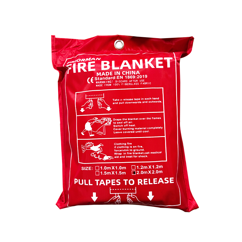 2M x 2M Fire Blanket: Home & Kitchen Emergency Welding Protection, Flame-Retardant Safety Cover  Fire Portable Emergency Blanket