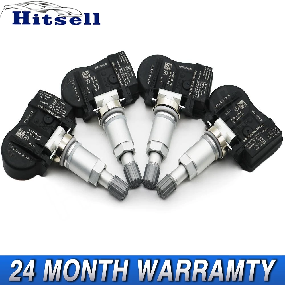 Sensor de presión de neumáticos TPMS, accesorio para Hyundai ELANTRA GRANDEUR I30 IONIQ KONA Kia NIRO OPTIMA 52933-D4100 52933-F2000