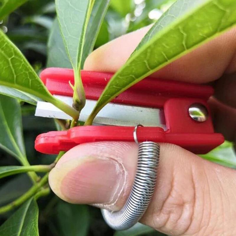 Garten Daumens chere Finger Picking Cutter Pruner Daumen messer für Obstgarten Obst Gemüse Picking Finger Messer Garten Prune