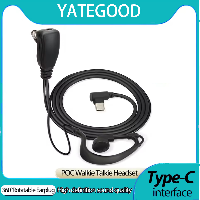YATEGOOD professional walkie-talkie headphones, clear transmission, compatible with multiple devices