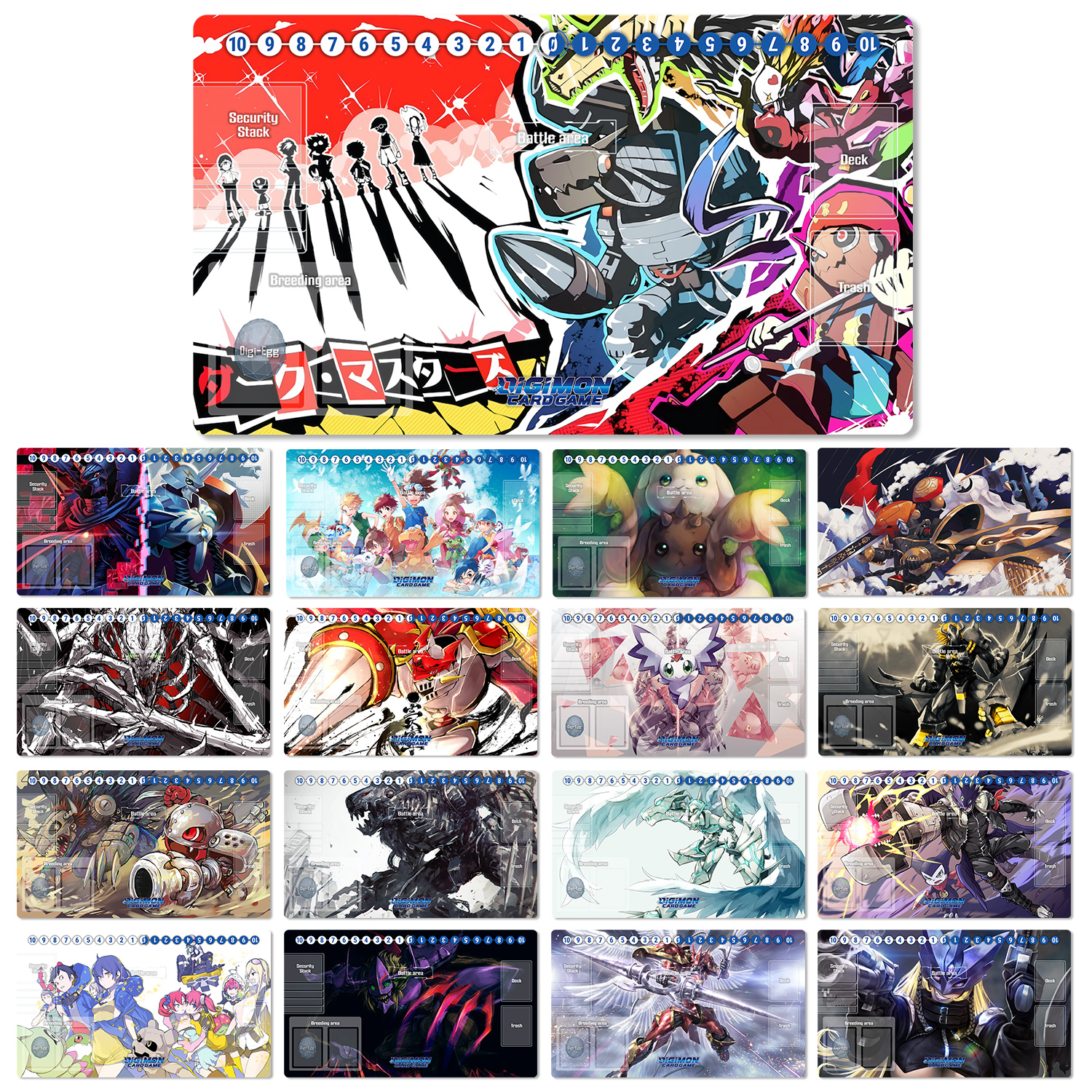 Digimon Playmat Black War Greymon Omega Culumon Terriermon DTCG OCG Gra planszowa Trading Card Game Mat Podkładka pod mysz Podkładka na biurko Darmowa torba