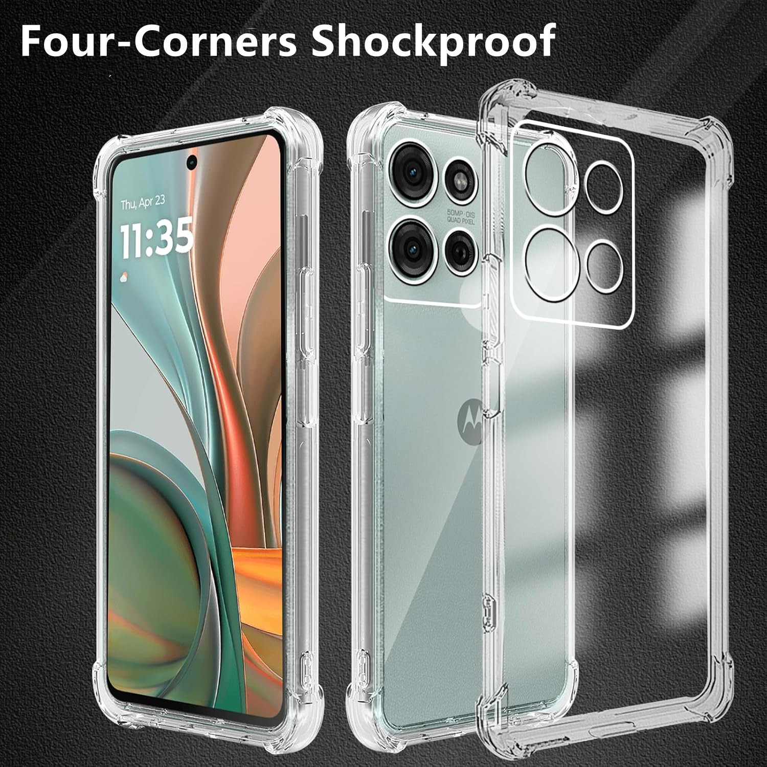 Schokbestendig Airbag TPU Case voor Motorola Moto G06 G56 G86 Power G75 5G G35 G55 G85 G05 G15 Beschermhoes Capa Funda Coque
