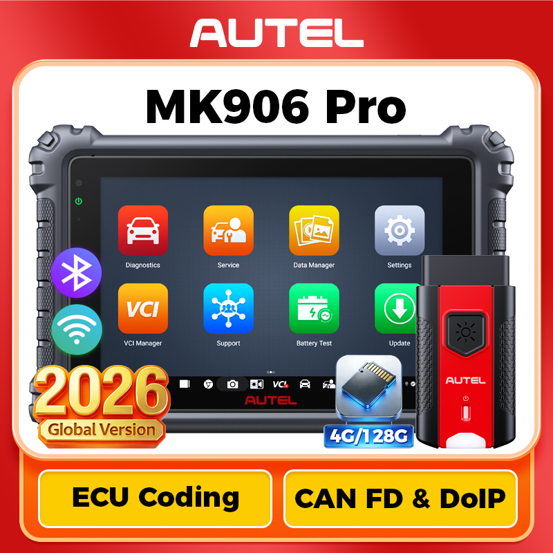 Autel-MaxiCOM MK906 Pro MK906PRO EAU de diagnostic, outil de codage ECU avancé, OBD2 PK MaxiSys MK906BT MS906