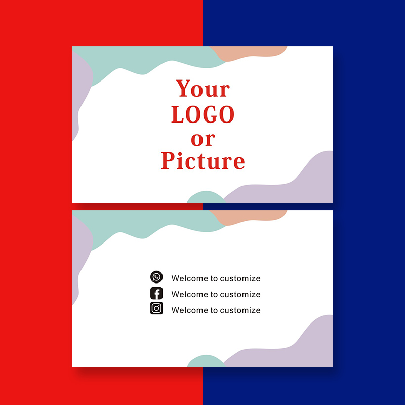 Customized Cards Tarjetas Personalizadas Thank You Card Customized Business Custom Logo Card  Postcard Customized Business Cards