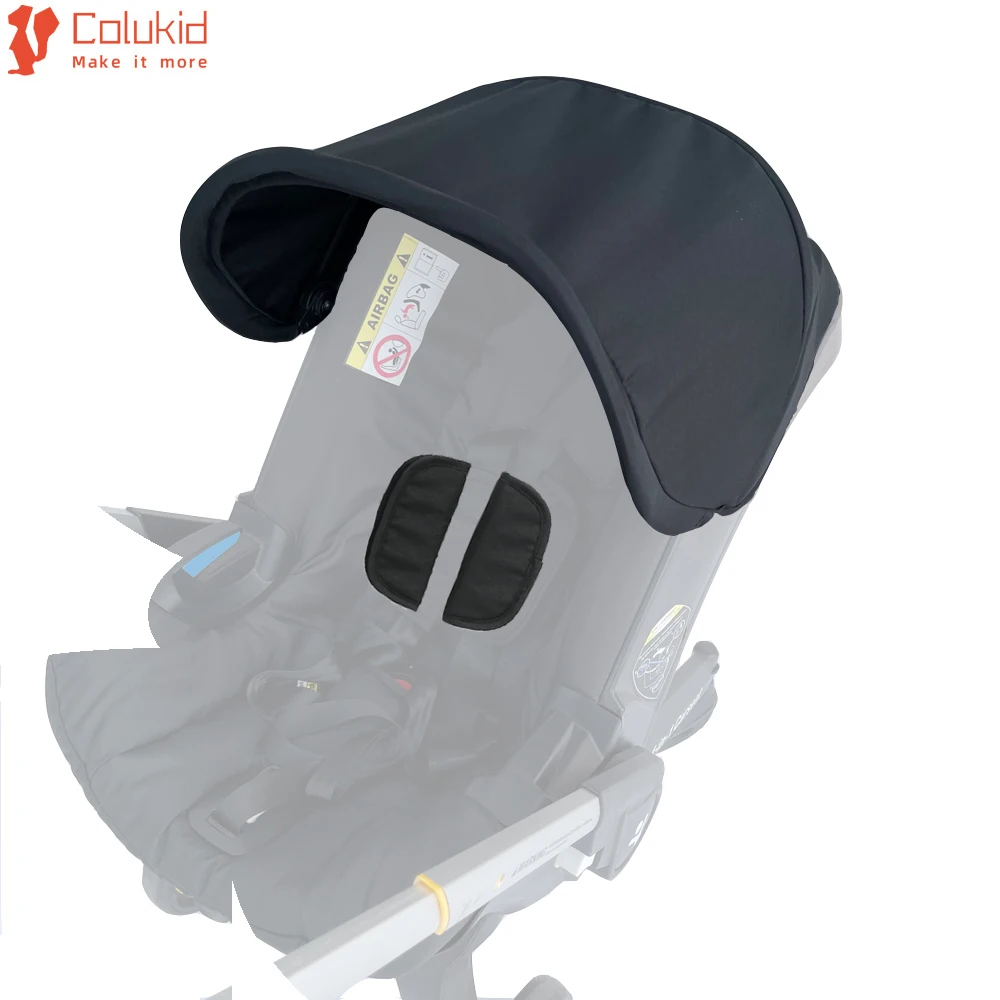 COLU KID ®   Acessórios para carrinho de bebê, kit de troca de almofada de assento, capa de dossel de roupas, compatível com carrinho de assento de carro doona e foofoo
