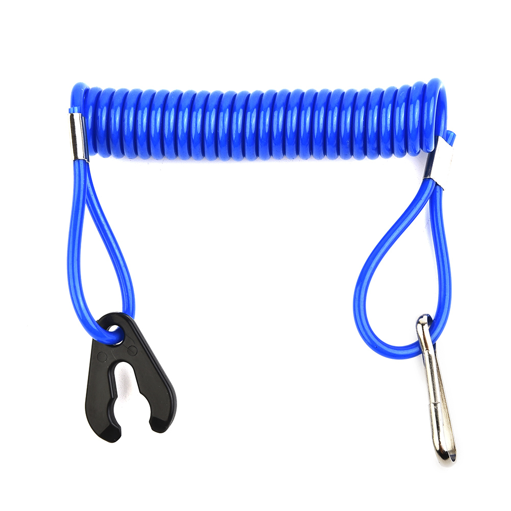 Boot Motor Kill Stop Schalter Schlüssel Seil Sicherheit Lanyard Tether Wasserdichte Design Blau Für Außenbordmotor Für Honda Für Johnson 1,6 m