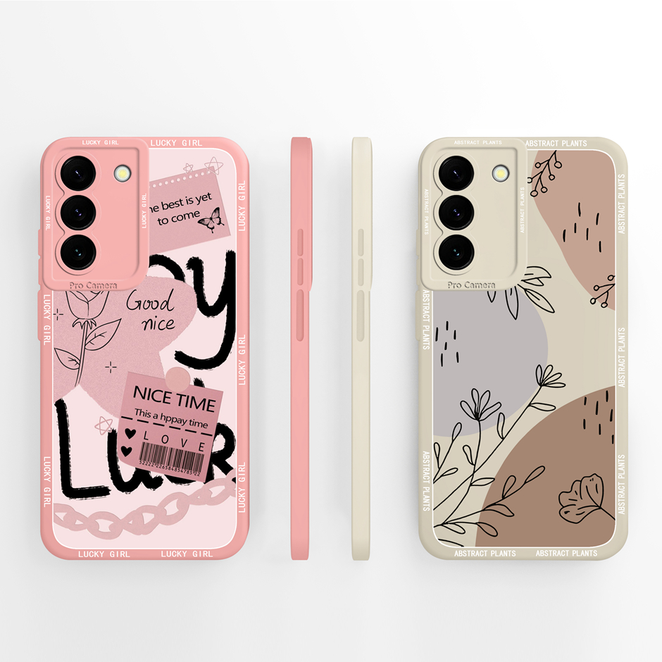 Funda de silicona para Samsung Galaxy S22 Plus Pro Ultra, carcasa con Collage de pintura de flores para SamsungS22 S22Plus S22Pro S22Ultra