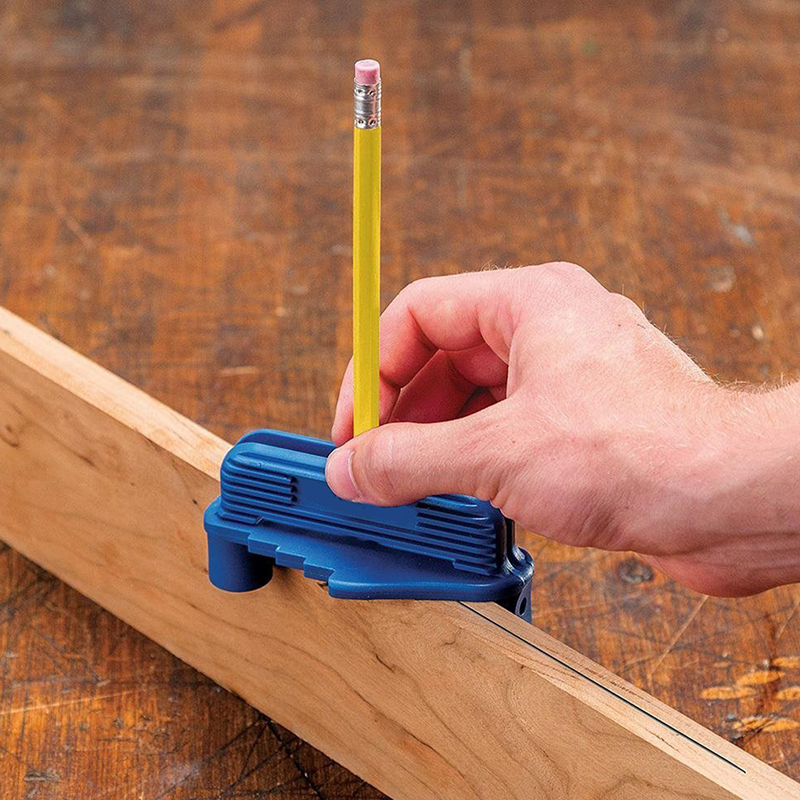 Misuratore di linea centrale Finder posizionatore di perforazione multifunzione strumento di marcatura strumento manuale per la lavorazione del legno con scriba centrale portatile regolabile