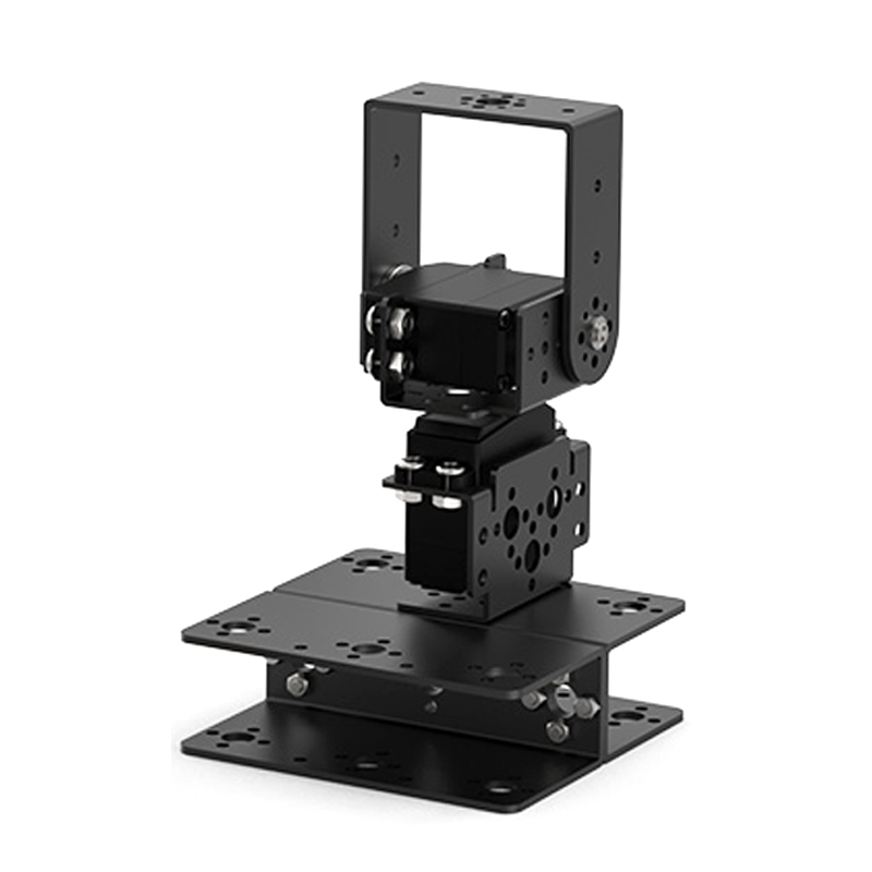 2 DOF หมุนหุ่นยนต์ Ps2 ควบคุม Manipulator โลหะ Mechanical Gimbal Kit สําหรับหุ่นยนต์ Arduino พร้อม MG996 โปรแกรม DIY ชุด
