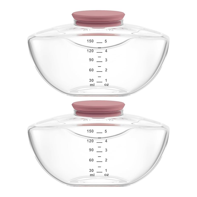 MACH-For Momcozy Upgraded M9 Compatible 2 Pack Breastmilk Pump Storage Bottles, Breast Milk Containers For Storing Milk Essentia
