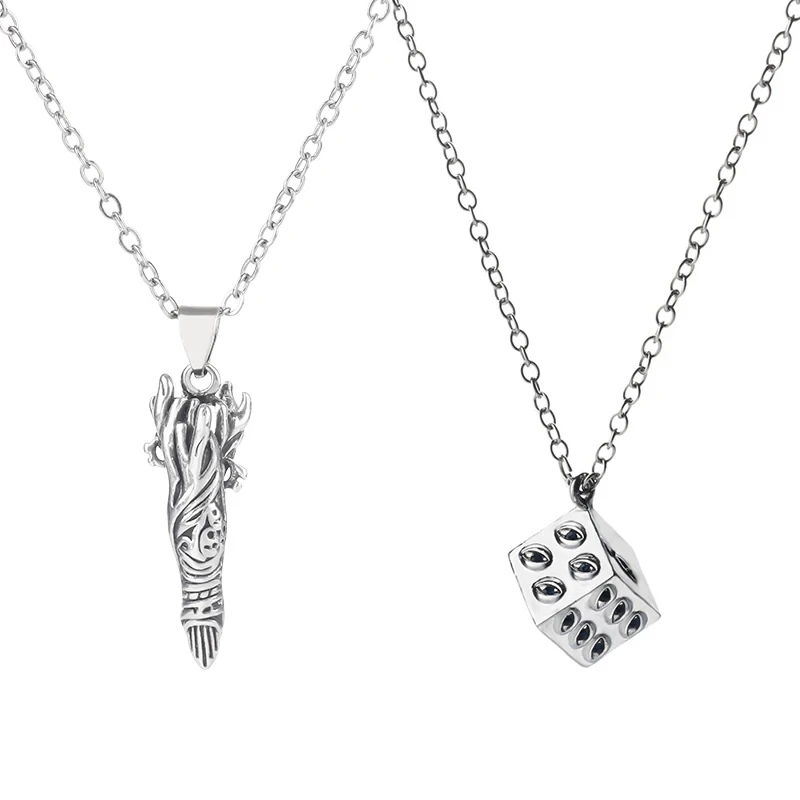 Anime Jujutsu Kaisen Satoru Gojo Fushiguro Megumi Cosplay Necklace Keychain Cosplay Jewelry Gifts