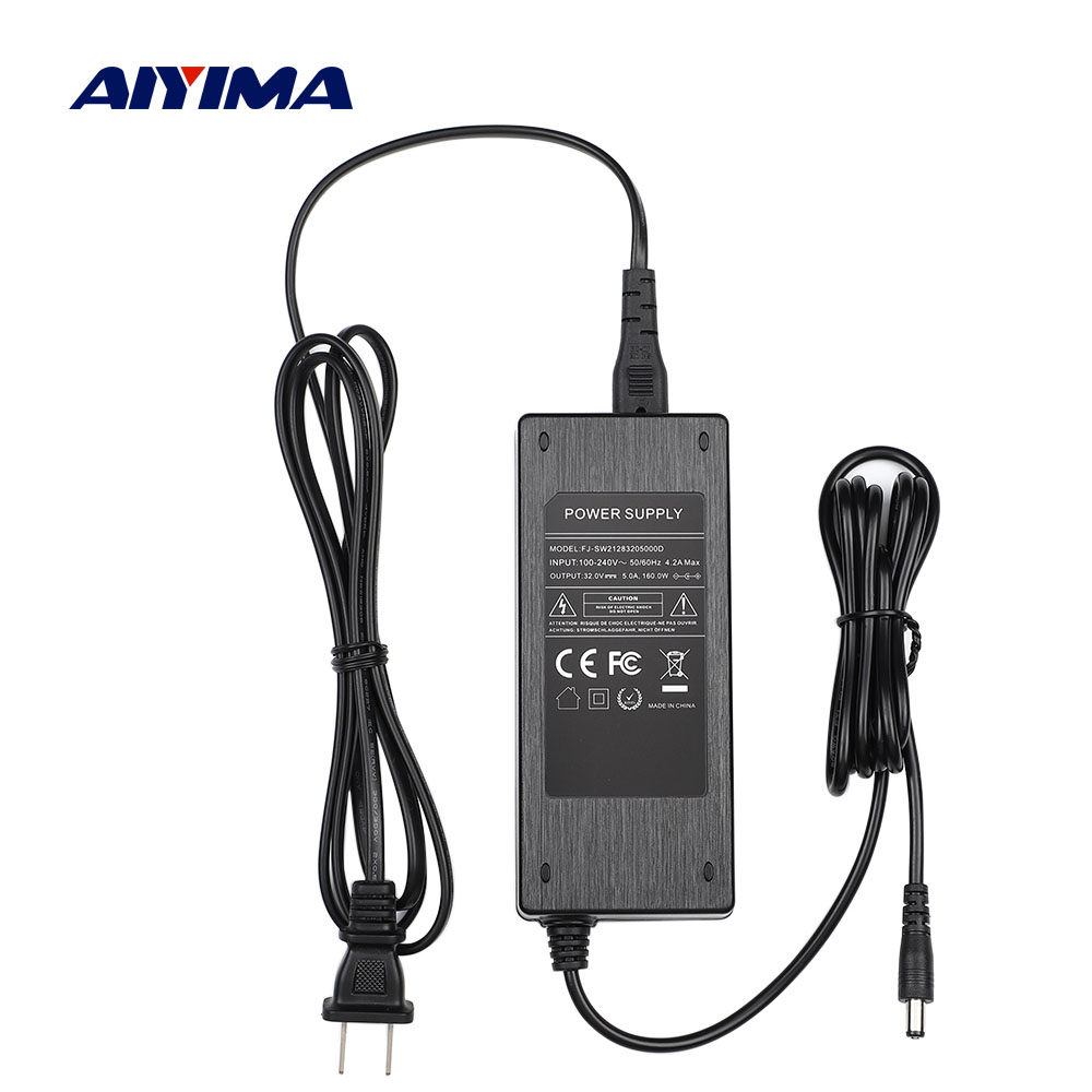 AIYIMA 32V 5A Adaptor Daya Amplifier AC 110-240V Ke 32VDC Catu Daya untuk TPA3255 TAS5613 TDA7498E Digital AMP US EU UK Plug