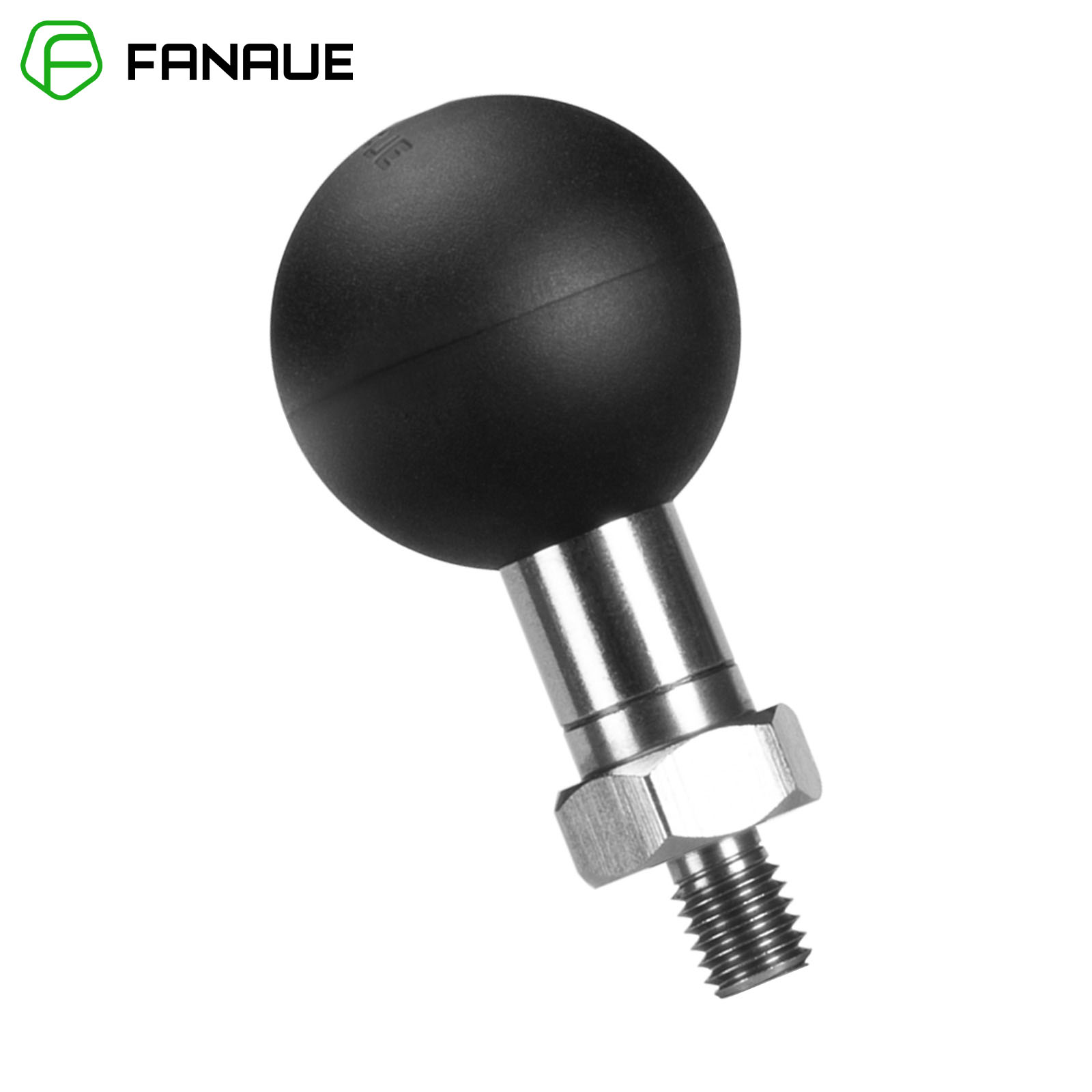Adattatore FANAUE per supporto a sfera da 1 pollice, staffa M6 x1.0 per fissaggio telefono su moto, specchietto retrovisore, misura B 1' per RAM Mount