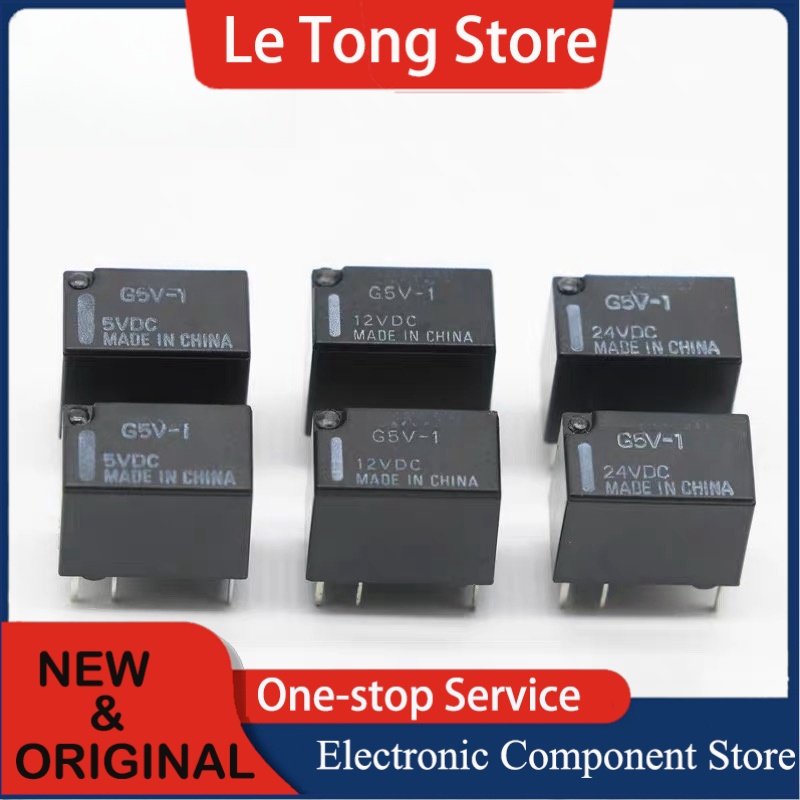 5 10 20PCS G5V-1-3VDC 5VDC 9VDC 12VDC 24VDC 1A 6PIN Neue Authentische Original Signal RelaisB Für OMRON