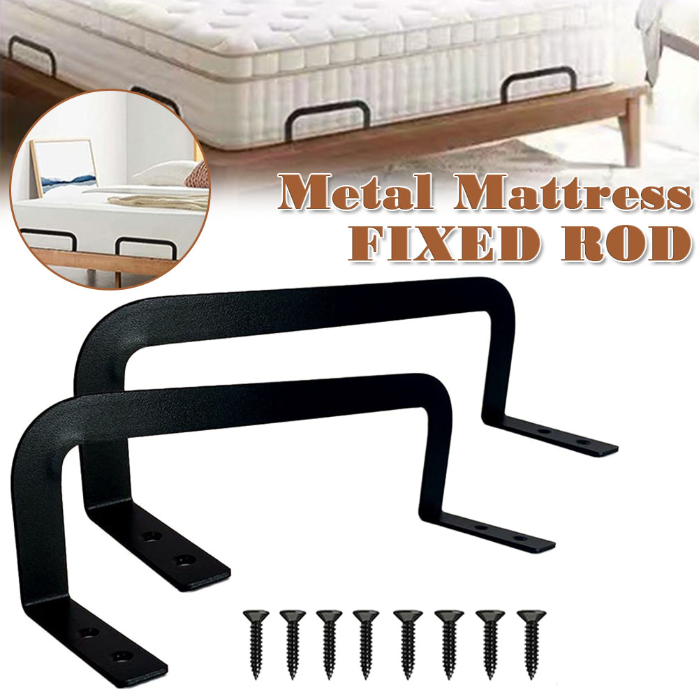 2 Stuks Bed Matras Antislip Beugels Voorkomen Matras Sliding Houder Frame Vasthouders Bar Sliding Stopper Tool Voor Asjustables bed