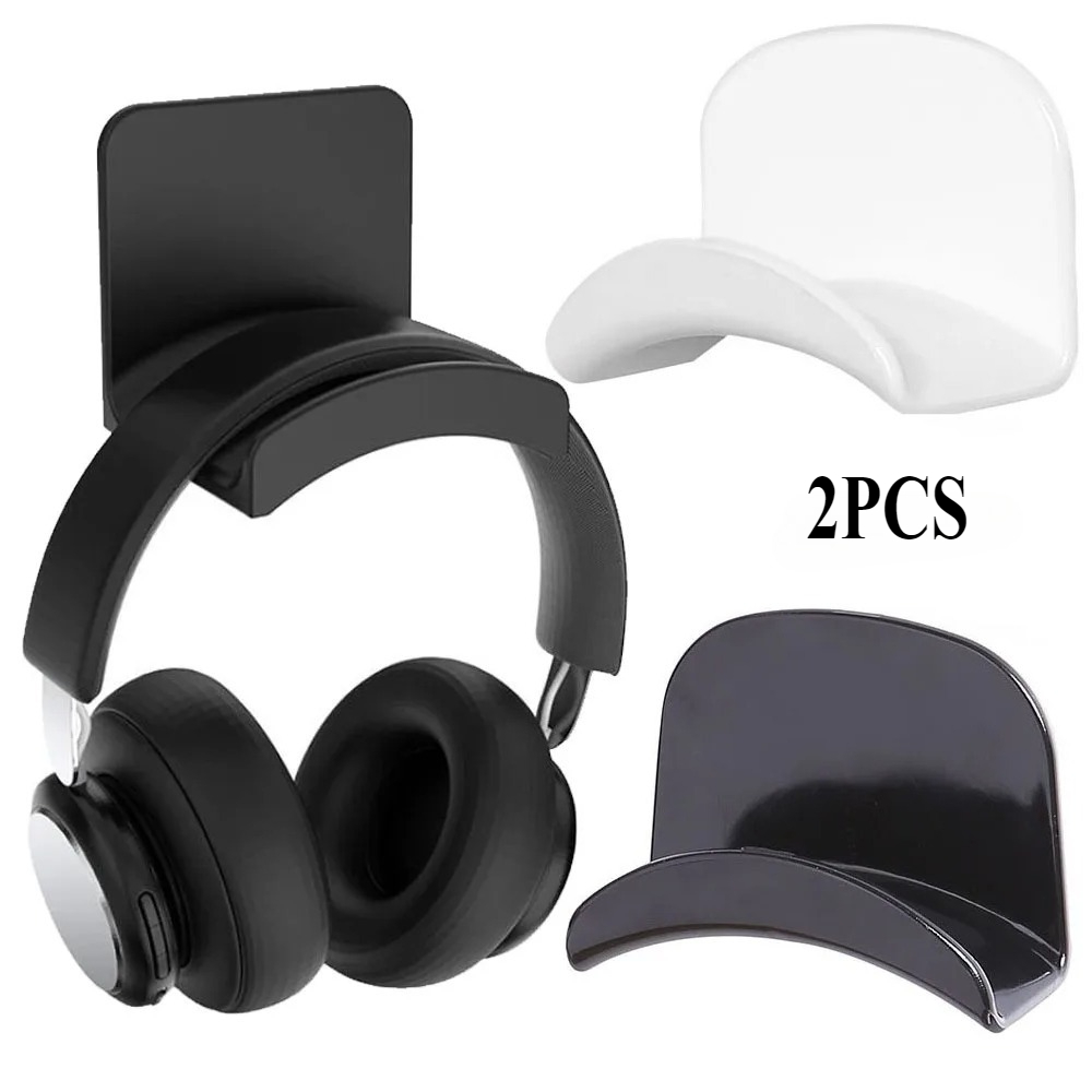 2/1 stücke Kopfhörer Halterung Lagerung Haken Schlafsaal Wand-montiert Computer Headset Halter Kopfhörer Display-ständer Racks