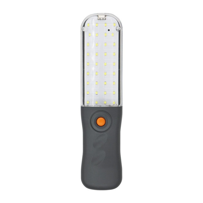 Luz de trabajo de reparación de automóviles magnética portátil, linterna LED recargable por USB con gancho magnético para reparación de automóviles, emergencias de pesca