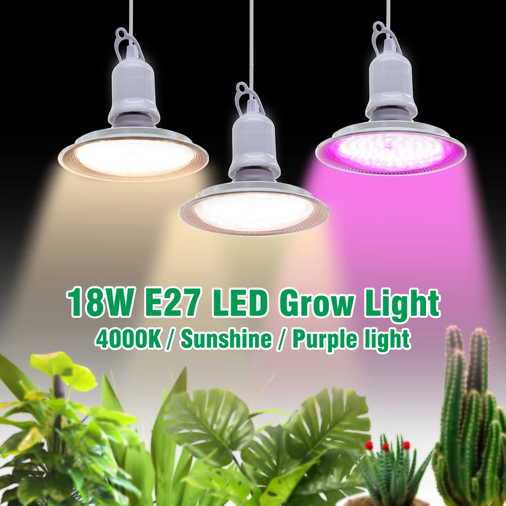 AC100-265V LED élèvent la lumière spectre complet pour la lampe de floraison de légumes E27 ampoules de plante pour la culture hydroponique LED élèvent la lumière pour les plantes d'intérieur