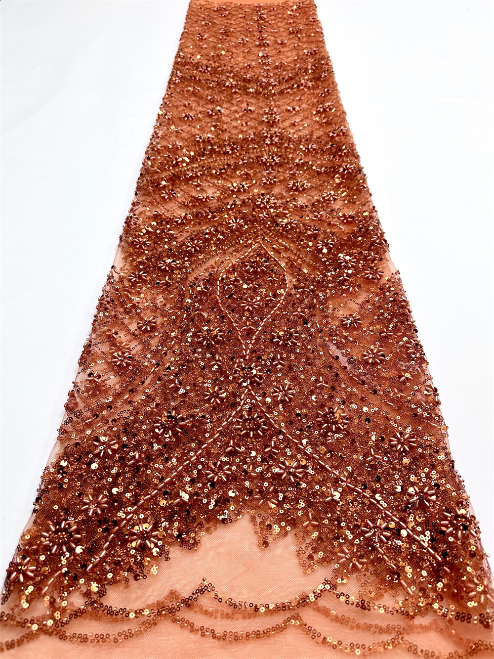 Oro Pesante Africano In Rilievo Del Merletto 2026 di Alta Qualità Nigeriano Francese Maglia Tessuto di Pizzo Con Paillettes Per La Cerimonia Nuziale Vestito Da Partito Delle Donne