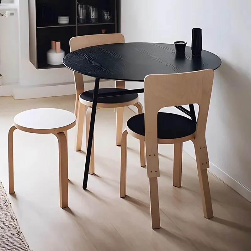 Nowoczesne, proste krzesło designerskie w stylu Ins Nordic, wysokiej klasy, lekkie, luksusowe, z litego drewna, w stylu vintage, z oparciem do domu, krzesło do jadalni