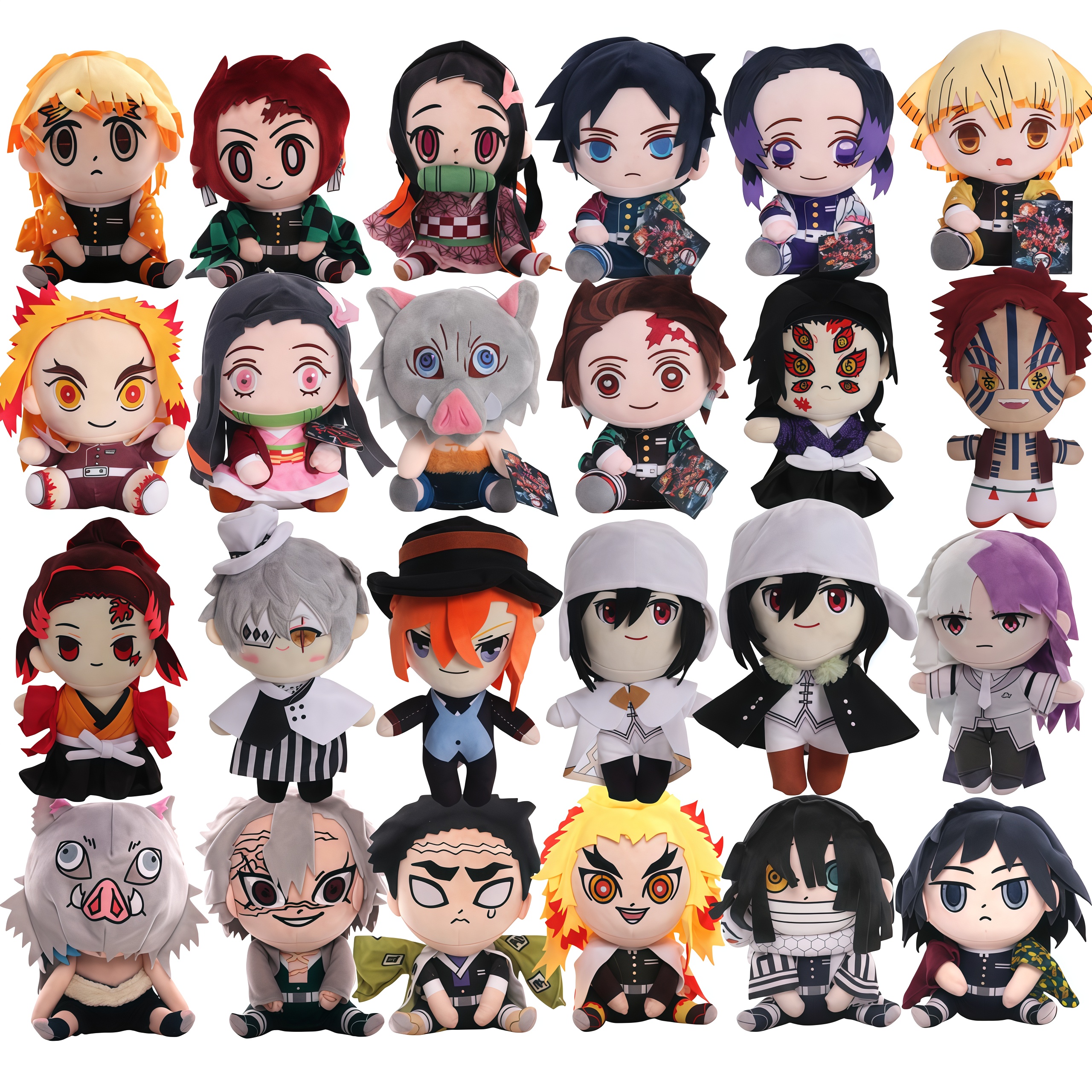 15-25 см Demon Slayer мультяшные плюшевые игрушки Ghost Slayer брелок Kamado Tanjirou Kamado Nezuko Kochou фигурка мягкая кукла ребенок Gif