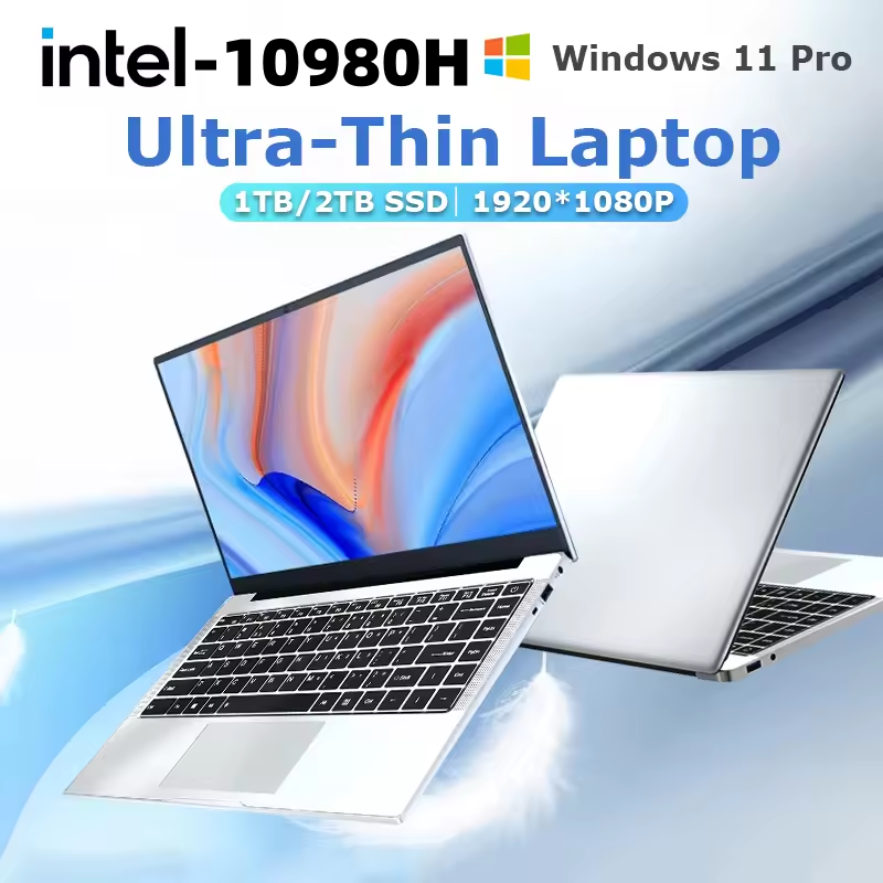 LENO NEW Portátil de 15.6 Pulgadas con Intel Core i9 10980HK, Windows 11 Pro, 32GB de RAM, 512GB/1TB/2TB SSD, Computadora Portátil para Oficina y Estudio