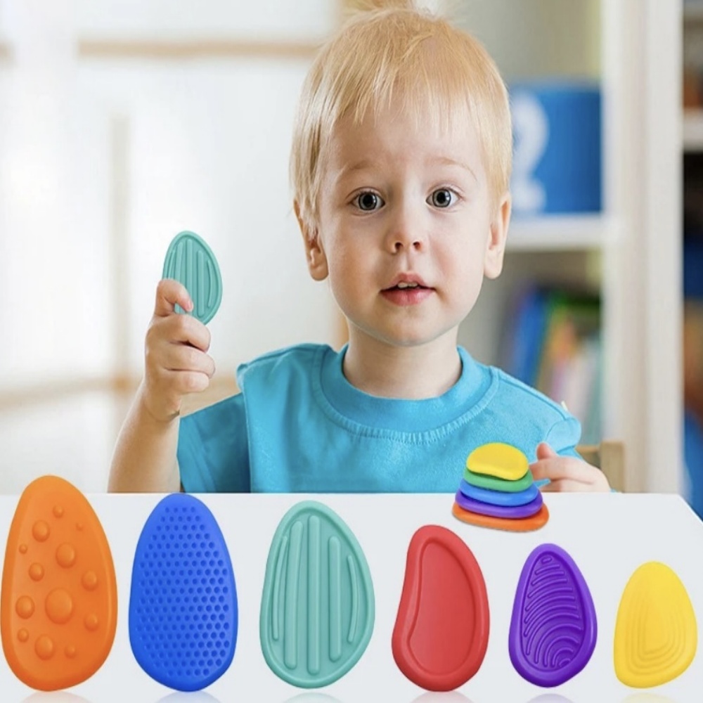 3 Stuks/24 Stuks Set Fidget Speelgoed Volwassenen Zintuiglijke Siliconen Steen Geweven Voor Autisme Kinderen Kalmerende Down Fidget stress Relief Speelgoed