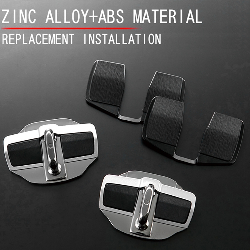 2 Sets Trd Deur Stabilisator Deurslot Beschermer Sluitingen Stopper Covers Voor Toyota Land Cruiser Alphard Vellfire