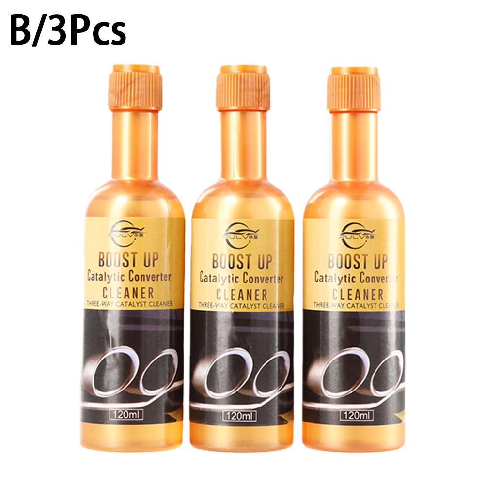 3pcs 120ml โปรโมชั่นรถ Catalytic Converter ทําความสะอาดรถยนต์เครื่องยนต์ CSV ทําความสะอาด Accelerators Catalysts ทําความสะอาดง่าย