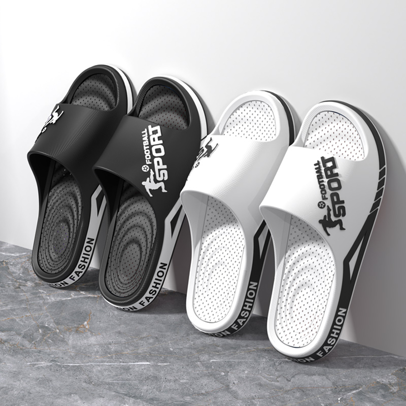 Sandalias de Moda para Hombre, Verano, EVA, Cómodas, Antideslizantes, Suelas Suaves, Pantuflas para Interiores y Exteriores, Transpirables, para Ducha