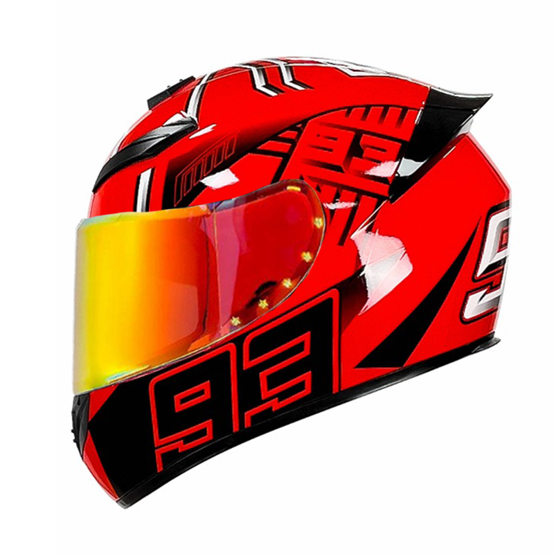 Kask motocyklowy unisex DOT, kask integralny, kask ochronny, kask do jazdy na zewnątrz, Casco Moto, Capacetes, kaski, uniwersalny na cztery pory roku