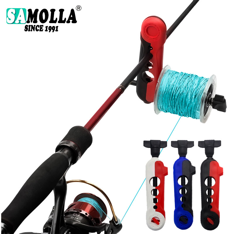 Enrolador de linha de pesca, carretel portátil, máquina de spooler, carretel de arremesso, equipamento de pesca de carpa